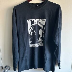 ULTRA RARE Tool Question Authority Long Sleeve Shirt US M